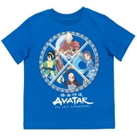 Avatar Posljednji zračni airbender Sokka Aang Katara Little Boys Majice Crveno crno plava 7-8