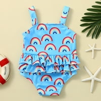 Toddler Baby Boys Girls Rainbow Print kupaći kupaći kostimi