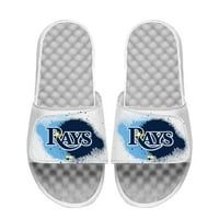 Muški Islide White Tampa Bay Rays Spray Sprat Slide Sandals