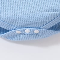 Binweede Baby Dva odjeća seta, pletene pločice u boji okrugli izrez ROMPER elastične struke