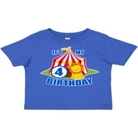 Inktastic je moj rođendanski cirkuski šator s lav-godišnjim poklon dječakom majicom ili majicom mališana