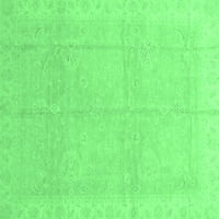 Ahgly Company Zatvoreni kvadratni kvadrat Sažetak Smaragd zeleni modernim prostirkama, 6 'kvadrat