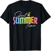Žene vrhovi šarene slatko ljetne vremenske grafičke majice poklon posade vrat majice za zabave