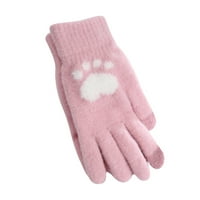 Zimske rukavice Ženske hladne vremenske rukavice za žene pletene vunene rukavice s toplim rukavima mittens
