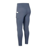 Čišćenje dame visokog struka Sportske hlače YOGA fitnes-gole dvostrane sportske pantalone za podizanje