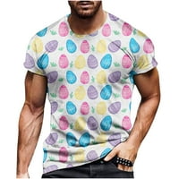 Jsaierl Usches Grafičke majice za muškarce Ljeto Ležerne prilike 3D košulje za ispis Slim Fit Short