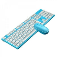 Prilično comy bežična tastatura i miša kombinirana, kompaktna bežična tipkovnica pune veličine i miša,