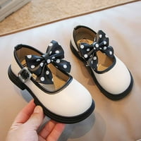 Penskeiy Girls Cipele Djevojke Dječje dječje meko-pilene male kožne cipele princeze cipele debele dne
