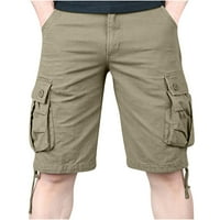 Yievt muns lounge kratke hlače Ljeto odobrenje modne čvrste baggy teretne kratke hlače sa patentnim