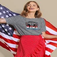 Američka mama Oldschool majica žene -Image by shutterstock, ženska 4x-velika