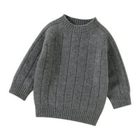 Koaiezne jesen zima toplo odijevanje Djevojka za bebe Dječak slatka dugi rukava pulover pulover dugih