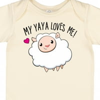 Inktastic moj yaya voli mene - slatka ovca poklona dječja dječaka ili dječja djevojaka