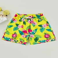Baby Boys Ljetna odjeća s džepom plivanja odjeća odjeća od poticaja za toddler crtić cvijeća tiskane