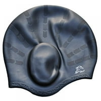 Plivač za odrasle Vodootporni silikonski kapa za kupanje za žene i muškarce Držite kosu suhu