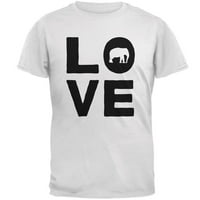 Slon ljubavi Muške majice Heather 3x-LG