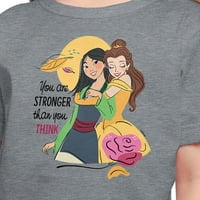 Disney Princess - jači ste nego što mislite - grafička majica kratkih rukava za malinu i mlade
