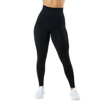 Fabiurt Ženske sportske hlače Ženske bešavne uže visoke elastične struke Brze suhe prozračne hlače za