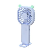 Mini prijenosni ručni ventilator niske buke Lako nošenje ventilatora za ljetno hlađenje zaliha plave