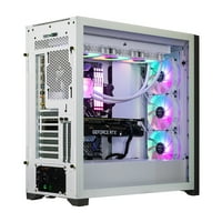 Velztorm White Acie 12. Gen CTO Gaming Desktop, AIO, RGB ventilatori, 1000W PSU, Win10PRO) Velz0064