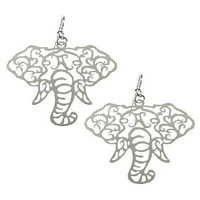 Ženski modni slon izrezane minđuše, vintage na minđuše na slonu, poklon za nju