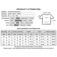 SKXSST WOMENS patent dugih rukava V izrez T majica Grid Print Casual bluza
