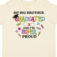 Inktastic moj veliki brat diplomirao je i sam super ponosan poklon dječaka majica malih majica ili majica