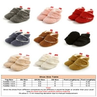 Dojenčad baby cosy fleece plijene crtane papuče za bebe meke zimske cipele od novorođenčadi topla za
