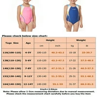 Colisha Girls kupaći kostimi bez kupaćih kupaćih kostima za zaštitu od sunca meko kupanje odijelo Boja