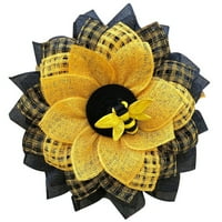 Simulacija Pčelinji suncokret vijenac umjetni vijenac viseći ukras na domaćem zidnim privjescima za