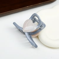 Jednostavna izdubljena kandža za kosu s umjetnim malim plastičnim klipnim kopčom za debljine kovrčave