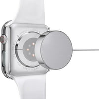 Slučaj sa kaljenim zaštitnim zaštitom od stakla kompatibilan sa Apple Watch series series series series,