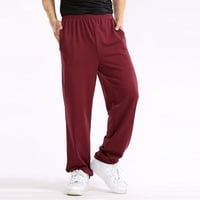 Muške hlače ravne trendi toplo labave proljetne pantalone na otvorenom prozračne svakodnevne modne formalne
