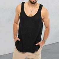 Muški bez rukava Vidi kroz mrežicu Vest Tank Top bluza Muscle Sport Gym T majice