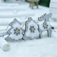 Wiueurtly Balsam Garland FT LED božićne ukrase drhtavice viseći plišani privjesci pogodni za božićne
