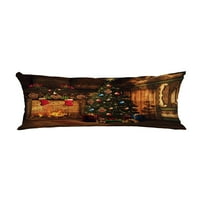 Bairytale vikendica božićno drvce šareni pokloni Kamin jastuk navlaka za jastučni jastuk za jastuk