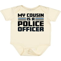 Inktastic Moj rođak je policajac Poklon dječaka za bebe ili dječje djevojke