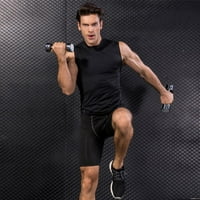 Muški rezervoar za vježbanje Atletski kompresioni majice bez rukava Fitness BodyBuilding Mišićne košulje