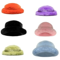 Žene krznene šešire Fleece Beanie Ruski Furry Bucket Winter Hat
