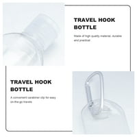 50ml boce za ponovno punjenje sa kukom za sanitetne posude za sanitelje Travel boce alkoholni kontejneri (prozirne boce slučajne p