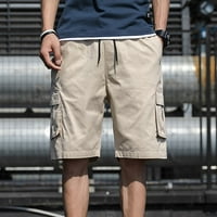Jsaierl Teretne kratke hlače za muškarce veliki i visoki multi džepovi kratke hlače na otvorenom borbene kratke hlače labave radne odjeće Teretne kratke hlače
