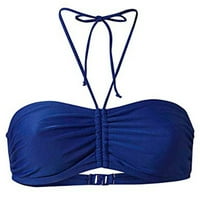Kakina S Žene Jedan od kupaćih komisija za čišćenje Žensko ljetno Mi & Match Plain Bikini Bandeau Top