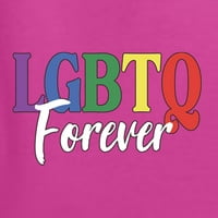 Zauvijek LGBT Pride Muška grafička majica, Fuschia, 5x-velika