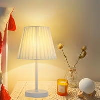 Wioihee Minimalistička noćna stolna lampica sa tkaninom za sjenu za noćne lampe za spavaću sobu, dnevni
