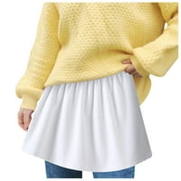 Ženske hlače Ležerne ljetne slošene složene cijevi s punim bojama Polu klizač plus veličina Skirt klirence