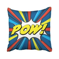 Hero Pop Pop Super Comic Book Explosion Word Punch balonski jastučnica
