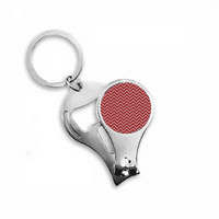 Crveni bijeli mas ukras uzorak za nokte za noktene ključeve ključeva za ključeva