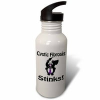 Cistična fibroza smrdi vrpcu za svijest skunk uzrokuje dizajn oz sport boca za vodu WB-115453-1