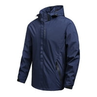 Muška jakna-lagana jesen i zimski ležerni čvrsti jednostavni kaput Sportski patentni kaput džep za letu