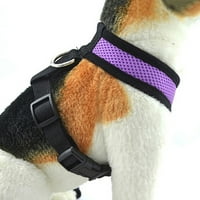 Sanwood Pas štene šetnje ovratnik mekani mrežni sigurnosni remen Prsluk Podesivi kabelski svežanj za