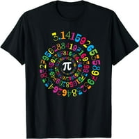 Pi spiralna novost math geek 3. PI day majica